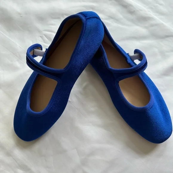 VELVET BALLET FLATS - Picture 7 of 7